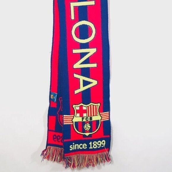 FC Barcelona Spain Football Futbol Soccer Scarve - Picture 6 of 7